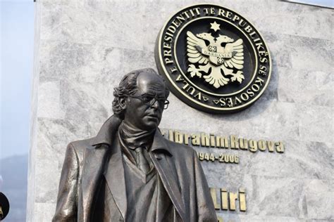 Kosovo’s late President Ibrahim Rugova’s statue unveiled in his home ...