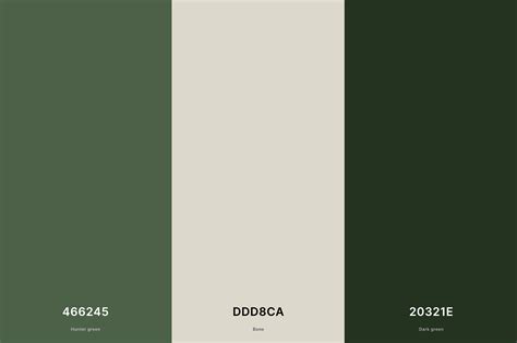 Forest Green and Soft Cream Color Palette | Green colour palette, Green color schemes, Green palette
