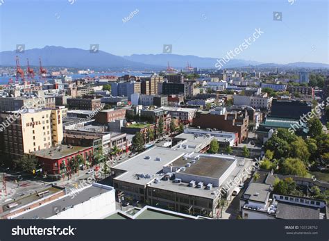 Looking East Onto Vancouvers Downtown Eastsidevancouvers Stock Photo ...