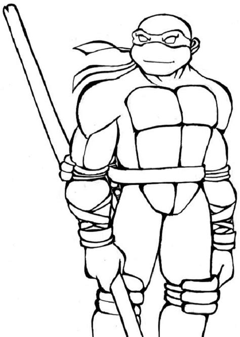 💠 Tortugas Ninja para colorear - Dibujosparacolorear.eu | Páginas para colorear, Ninja dibujo ...