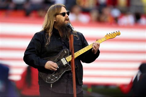 Watch: Chris Stapleton Performs A Gutsy, Heartfelt Version Of The National Anthem At Super Bowl ...