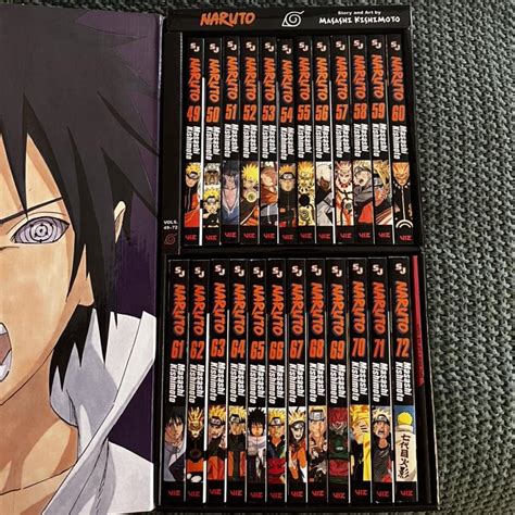 NARUTO MANGA COMPLETE BOX SET 3 box has minor damage... - Depop