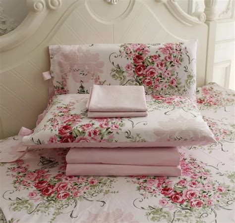 Aliexpress.com : Buy FADFAY Cotton Rose Floral Print Bedding Sheet Sets ...