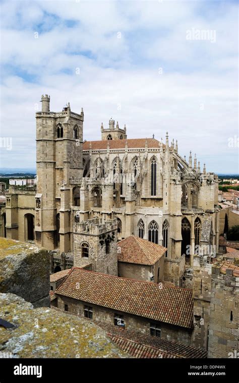 Narbonne Cathedral, France Stock Photo - Alamy