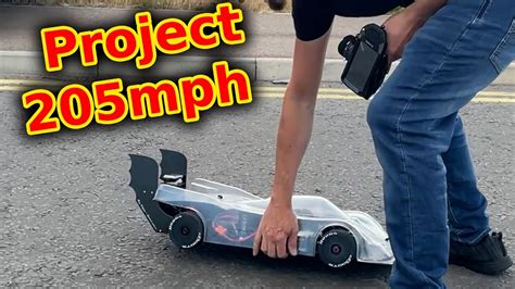 World's FASTEST RC Car project 1st run - YouTube