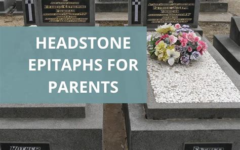 Headstone Designs For Parents - Design Talk