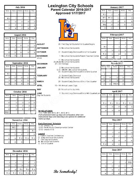 Lexington City Schools Calendars – Lexington, NC