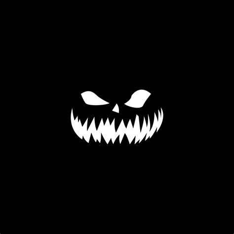 1080x1080 Halloween Black & White Minimalist 1080x1080 Resolution ...