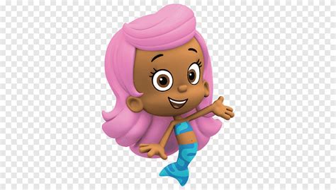 Free download | Bubble Guppies, pink haired mermaid illustration, png ...