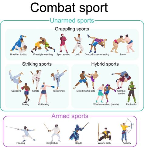 Example 4: Combat Sport This sample diagram is dedicated to the combat sport that… | Martial ...