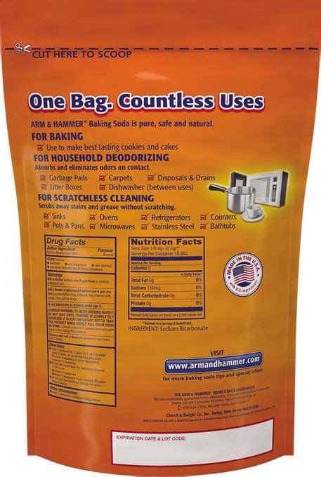 Baking Soda 3.5lb Resealable Bag | ARM & HAMMER™