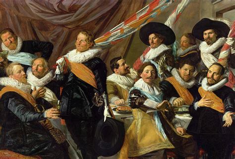 Banquet of the Officers of the St George Civic Guard, 1627 Painting by ...