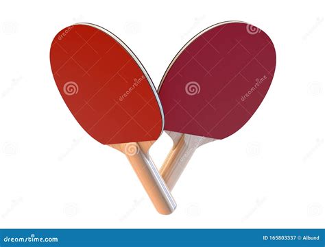 Ping pong paddles 2 stock illustration. Illustration of wood - 165803337