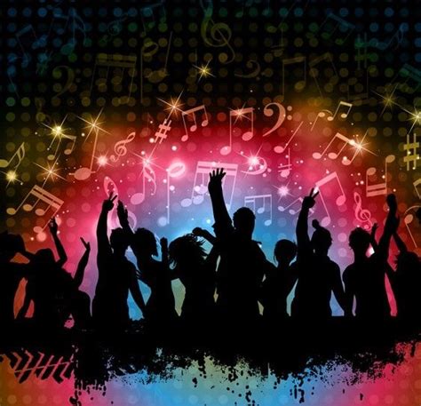 Free Cool Night Music Party Background Vector 02 - TitanUI | Party ...