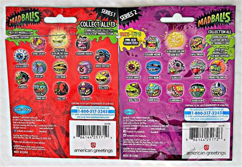 Little Weirdos: Mini figures and other monster toys: Madballs: 2017 blind bag minis