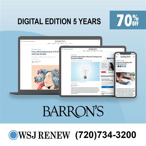 Barron's Subscription for Five Years with a 70% Discount