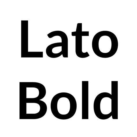 Lato Bold font - Free fonts on Creazilla | Creazilla