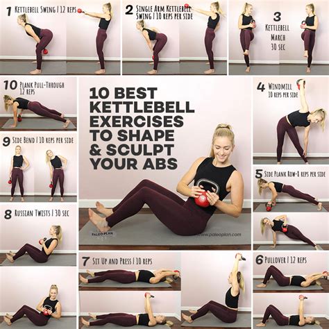 10 Best Kettlebell Exercises for Strong and Sculpted Abs | Fitness ...