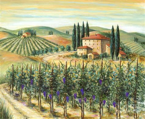 Image result for tuscany | Tuscan art, Italy art, Landscape paintings