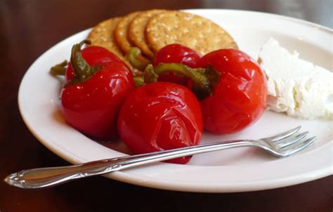 Quick-Pickled Cherry Peppers | Recipe | Pickled cherries, Stuffed peppers, Pickled cherry ...