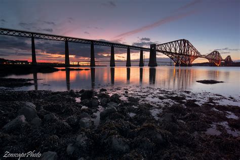 Forth Bridge at Sunset from ZenscapePhoto | Photographic prints available