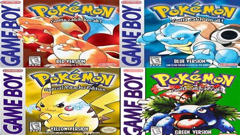 Retro Recap: Pokémon Red, Blue, Green and Yellow - The Koalition