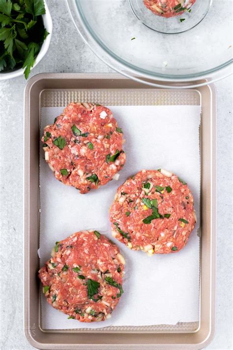 These are the most flavorful homemade hamburger patties and I love that they are freezer ...