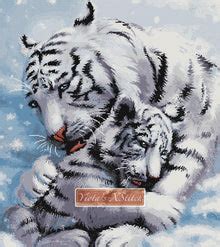 Tiger cross stitch kits | Yiotas XStitch