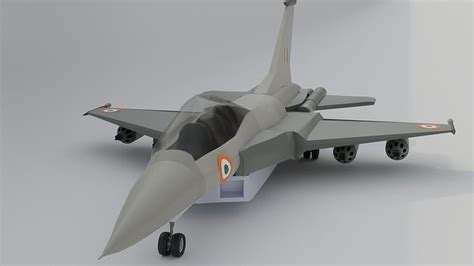 Indian Fighter Jet free VR / AR / low-poly 3D model animated | CGTrader