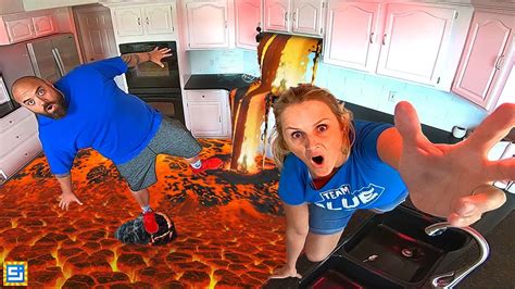 FLOOR IS LAVA Game!! - YouTube