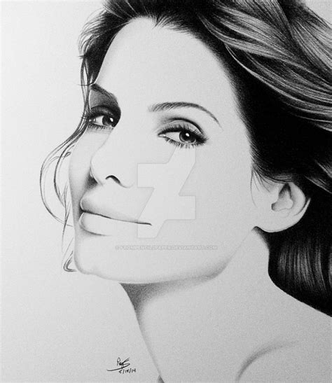 Sandra Bullock by FromPencil2Paper on DeviantArt