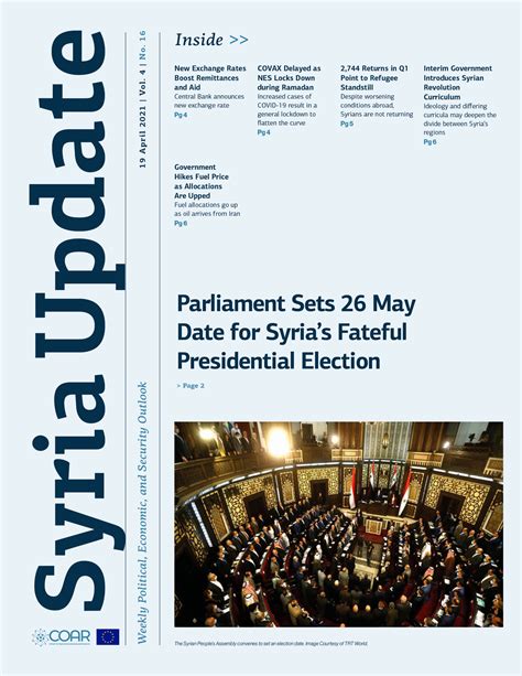 Parliament Sets 26 May Date for Syria’s Fateful Presidential Election ...