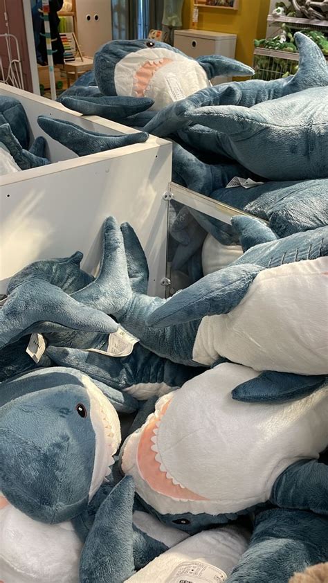 IKEA BLÅHAJ 🦈 | Shark plush, Cute shark, Blue shark