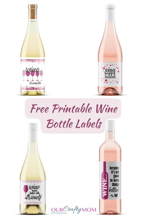 Free Printable Wine Labels for Personalized Touch