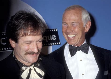 Robin Williams shared a laugh with Johnny Carson during the American ...