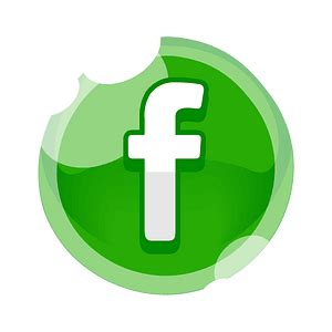 Rounded green facebook button icon. Free download transparent .PNG | Creazilla