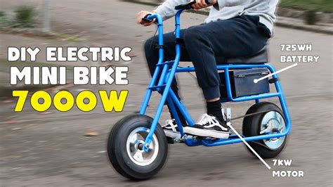 INSANE DIY Electric Mini Bike V2.0 Review **35 MPH, 28 Mile Range, 30% ...