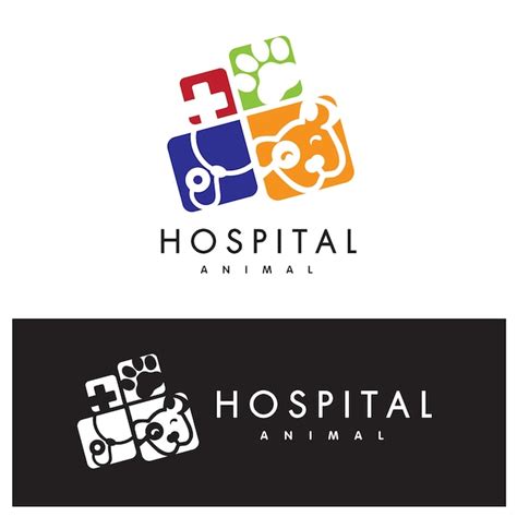 Premium Vector | Animal hospital logo