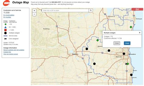 Thunderstorms causing power outages in SE Wisconsin