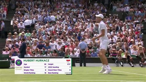 TENNIS: Wimbledon 2023 - 4th Round - Novak Djokovic vs Hubert Hurkacz ...