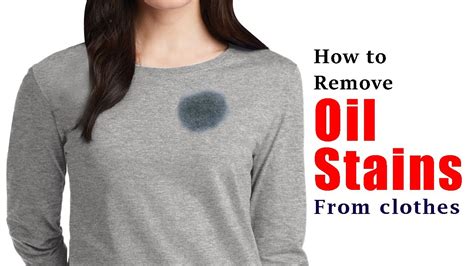 How to remove oil stains from clothes | Easy & Effective method - YouTube