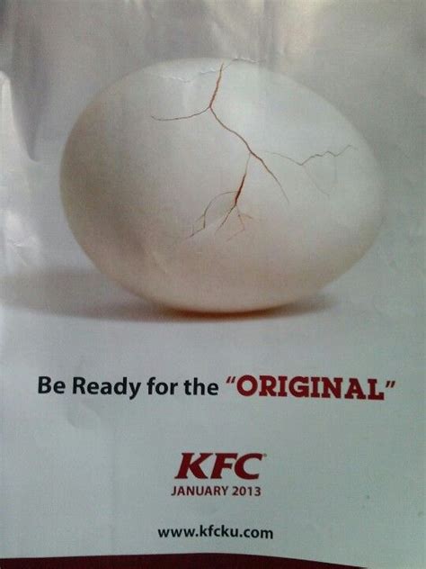 Teaser ads KFC... bikin galau. Cukup bikin penasaran