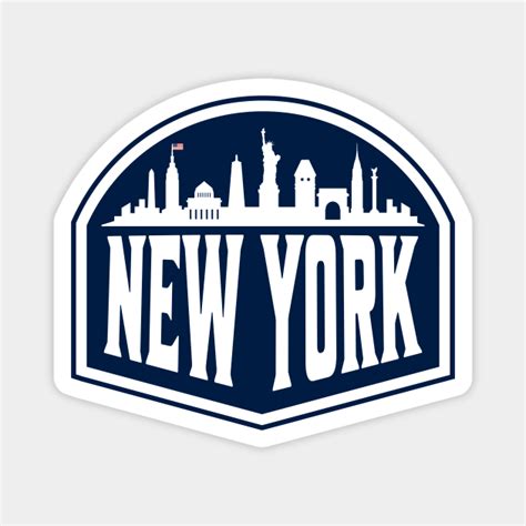 New York City Skyline - New York - Magnet | TeePublic