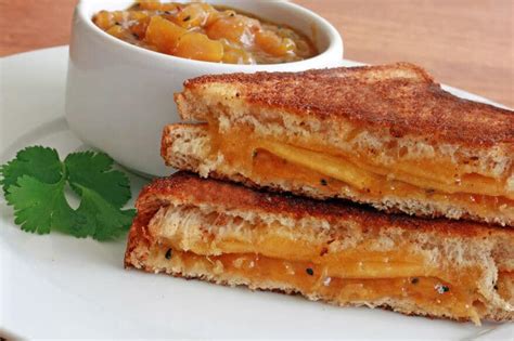 Grilled Cheese and Chutney Sandwich Recipe - The Daring Gourmet