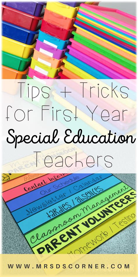 First Year Teacher Tips for Special Ed Teachers - Mrs. D's Corner ...