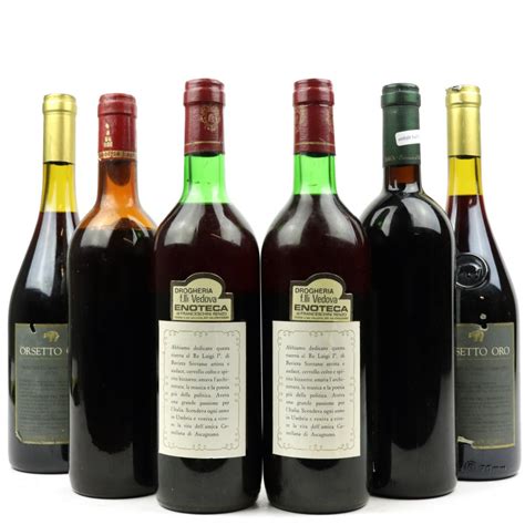 Assorted Italian Red Wines / 6 Bottles | Wine Auctioneer