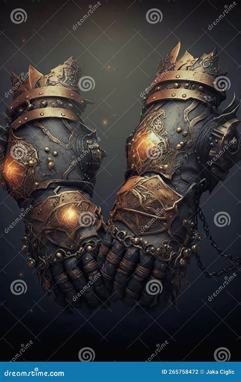 Gauntlets of ogre power stock illustration. Illustration of power - 265758472