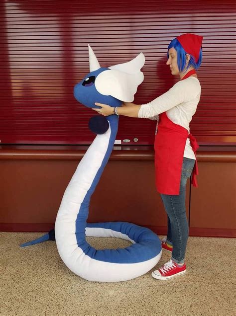 Lifesize Dragonair Plush | Pokemon diy, Plushies diy, Sewing stuffed animals