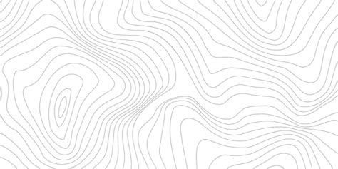 Premium Vector | Topographic line wavy pattern, map contour outline ...