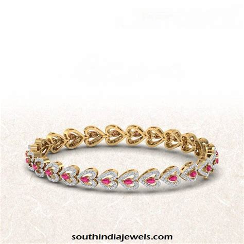 Gold Designer Bracelet from PCJ - South India Jewels